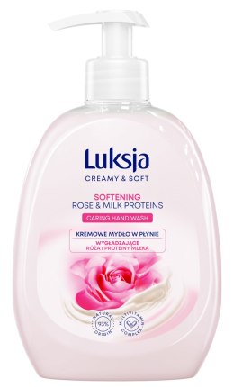 Mydło w płynie Luksja Creamy & Soft róża i proteiny mleka