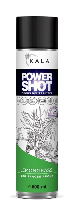 Odświeżacz powietrza Kala Power Shot trawa cytrynowa