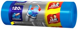 Worki na śmieci Jan Niezbędny HD Easy-pack 120 l niebieskie