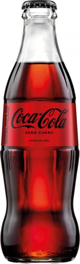 Coca Cola Zero 0,33 l w szkle