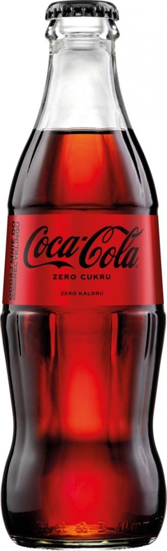 Coca Cola Zero 0,33 l w szkle