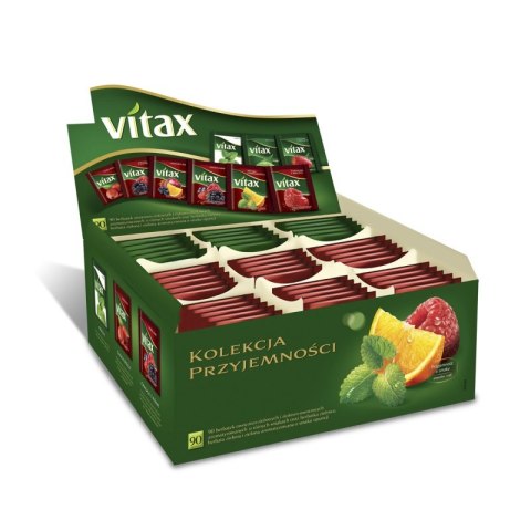 Herbata Vitax Kolekcja przyjemności, 9 x 10 torebek