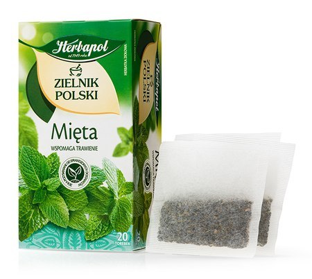 Herbata herbapol Zielnik Polski mięta 20 torebek