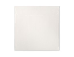 Koperty metalizowane Galeria Papieru Millenium 158 x 158 mm białe