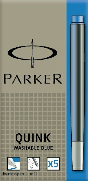 Wkład do piór kulkowych Parker Quinkflow (F) czarny