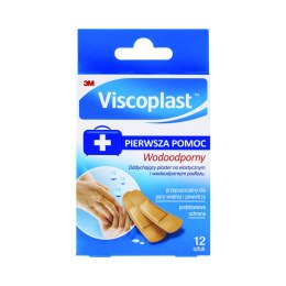 Zestaw wodoodpornych Plastrów ViscoPlast 12 szt. Mix kolorów