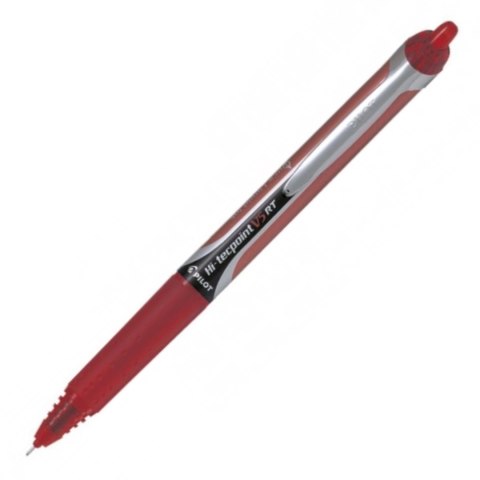 Cienkopis automatyczny kulkowy Pilot Hi-Tecpoint V5RT czerwony