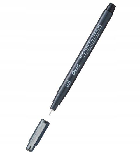 Cienkopis kalibrowany Pentel Pointliner S20P 0,50 mm czarny