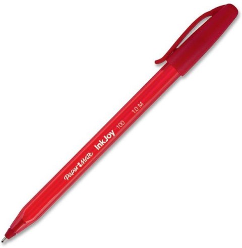 Długopis Paper Mate Inkjoy 100 CAP M czerwony