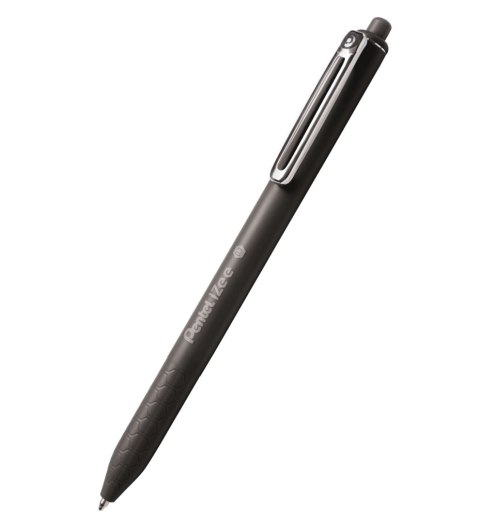 Długopis olejowy Pentel Izee 0,7 mm z tuszem o niskiej lepkości automatyczny BX467 czarny