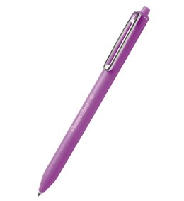 Długopis olejowy Pentel Izee 0,7 mm z tuszem o niskiej lepkości automatyczny BX467 fioletowy