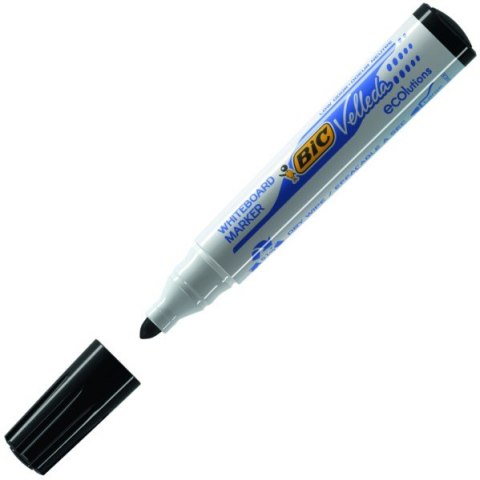 Marker do tablic suchościeralnych BiC Velleda Ecolution 1701 czarny