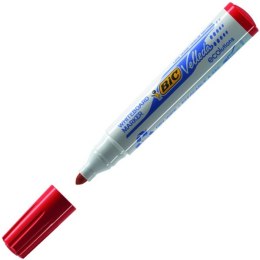 Marker do tablic suchościeralnych BiC Velleda Ecolution 1701 czerwony