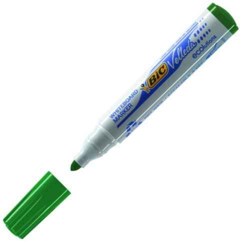 Marker do tablic suchościeralnych BiC Velleda Ecolution 1701 zielony