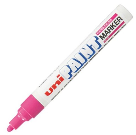 Marker olejowy Uni PX-20 różowy