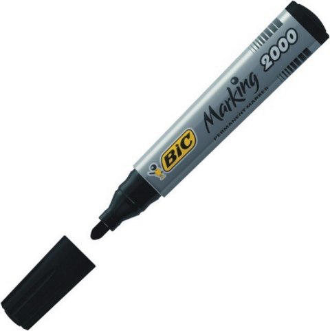 Marker permanentny BiC 2000 okrągła końcówka czarny