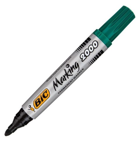 Marker permanentny BiC 2000 okrągła końcówka zielony