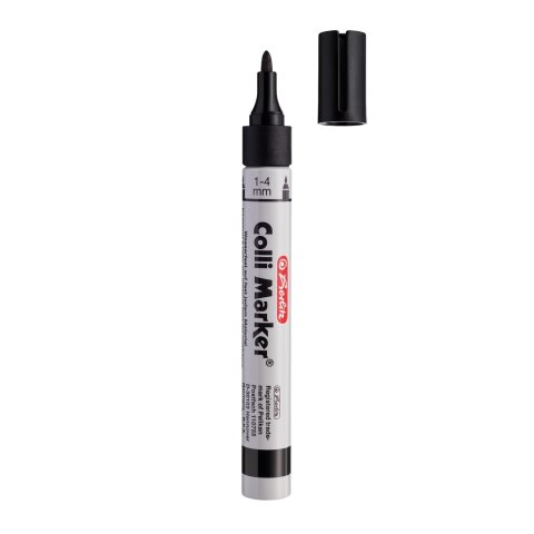 Marker permanentny Herlitz Colli okrągła końcówka czarny