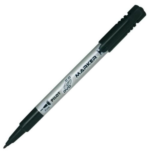 Marker permanentny Pilot Twin do CD / DVD czarny