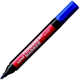 Marker permanentny Uni No.320F okrągła końcówka niebieski