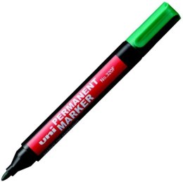 Marker permanentny Uni No.320F okrągła końcówka zielony