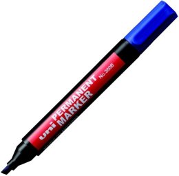 Marker permanentny Uni No.380B ścięta końcówka niebieski