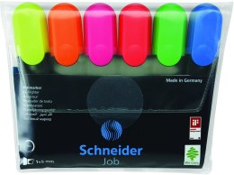 Zakreślacze Schneider Job mix 6 kolorów