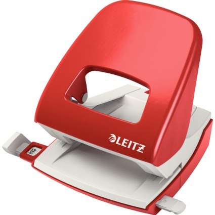 Dziurkacz Leitz NeXXt Recycle 30 kartek czerwony