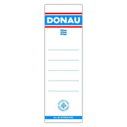Etykiety Donau na segregatory szerokie samoprzylepne