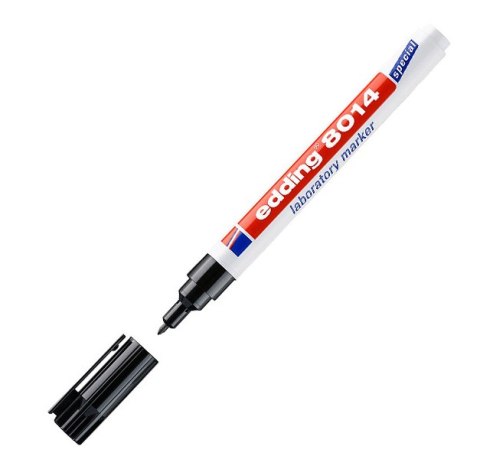 Marker laboratoryjny edding 8014 czarny