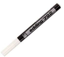 Marker olejowy edding 792 w plastikowej obudowie biały