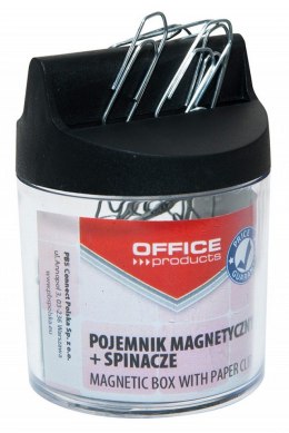 Pojemnik magnetyczny na spinacze Office Products ze spinaczami