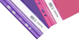 Skoroszyt twardy PVC wpinany Biurfol fioletowy