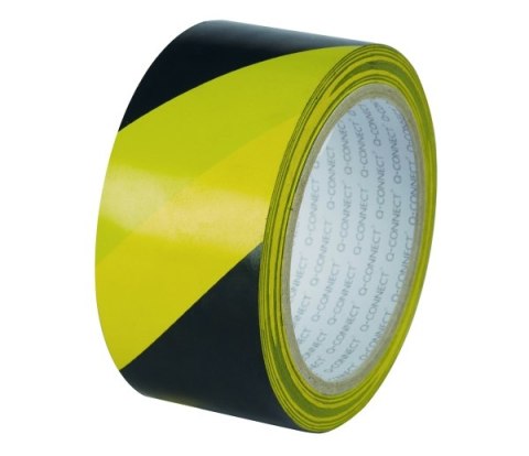 Taśma ostrzegawcza Q'-Connect 48 mm x 20 m