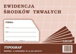 Ewidencja środków trwałych Typograf A5