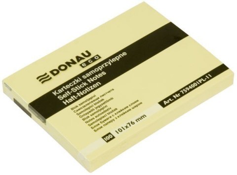 Karteczki samopoprzylepne Donau Eco 101 x 76 mm