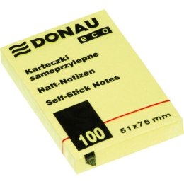 Karteczki samopoprzylepne Donau Eco 51 x 76 mm
