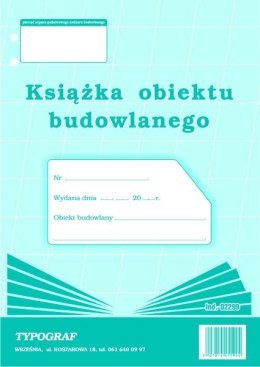 Książka obiektu budowlanego 38 K Typograf A4