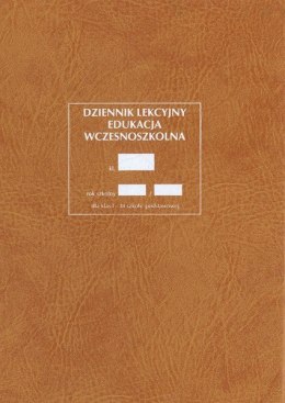 MEN-I/2A - Dziennik lekcyjny dla klas I - III szkoły podstawowej Typograf A4