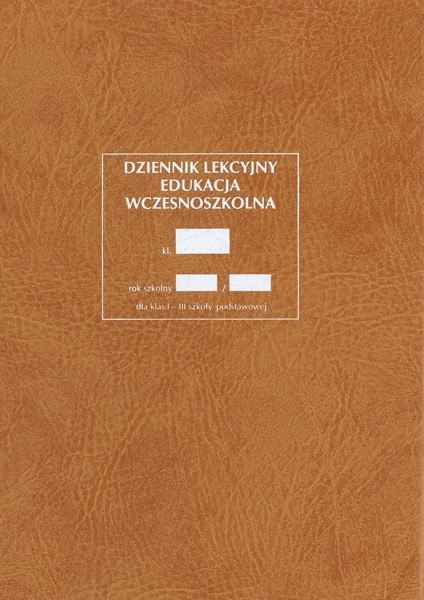 MEN-I/2A - Dziennik lekcyjny dla klas I - III szkoły podstawowej Typograf A4