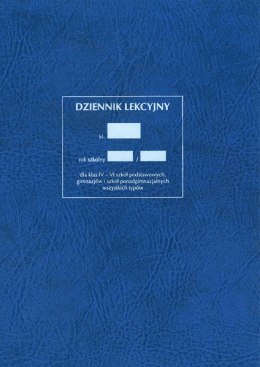 MEN-I/3 - Dziennik lekcyjny - ośmiogodzinny - dla klas IV- VIII szkół podstawowych, gimnazjów, liceów ogólnokształcących oraz sz