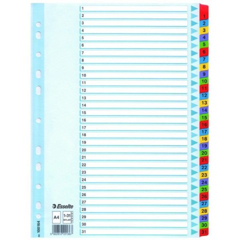 Przekładki kartonowe Esselte Mylar A4 alfabetyczne A - Z