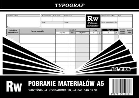 RW Pobranie materiału Typograf A5