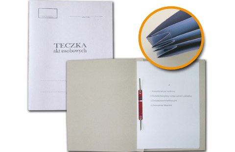 Teczka do akt osobowych kartonowa A4 300g