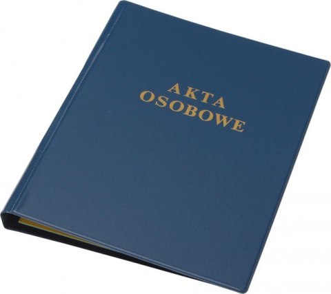Teczka na akta osobowe Panta Plast PVC A4 granatowa