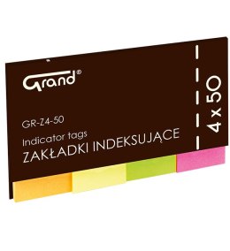Zakładki indeksujące Grand GR-Z4-50 paski mix kolorów