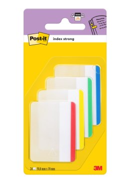 Zakładki indeksujące Post-it Strong 50,8 x 38,1 mm proste mix kolorów
