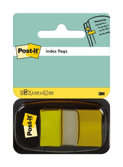Zakładki indeksujące Post-it szerokie 25,4 x 43,2 mm żółte