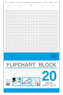 Blok do flipchartów Interdruk kratka 20 ark.