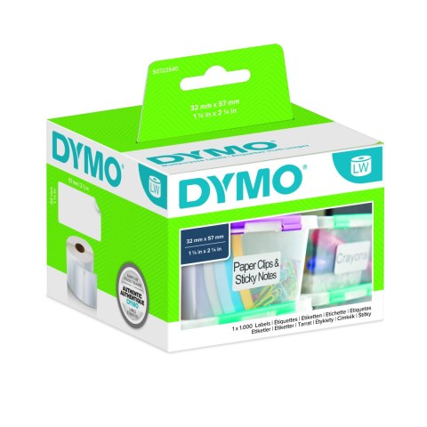 Etykiety Dymo LabelWriter do wielu zastosowań 57 x 32 mm (1000)
